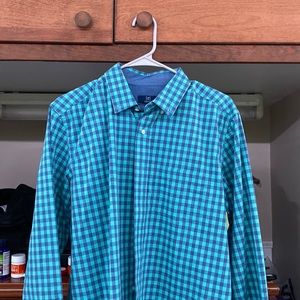 George’s Men Long Sleeve Stretch Poplin Shirt